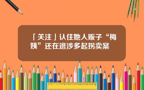 「关注」认住她人贩子“梅姨”还在逃涉多起拐卖案