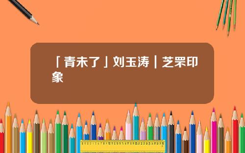 「青未了」刘玉涛｜芝罘印象