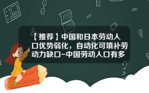 【推荐】中国和日本劳动人口优势弱化，自动化可填补劳动力缺口-中国劳动人口有多少