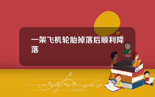 一架飞机轮胎掉落后顺利降落