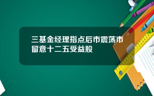 三基金经理指点后市震荡市留意十二五受益股
