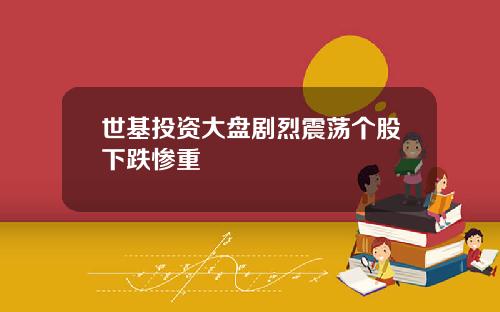 世基投资大盘剧烈震荡个股下跌惨重