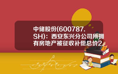 中储股份(600787.SH)：西安东兴分公司所拥有房地产被征收补偿总价2.51亿元-中储物质东兴分公司