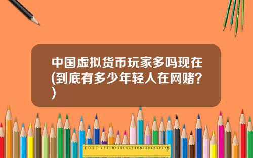 中国虚拟货币玩家多吗现在(到底有多少年轻人在网赌？)