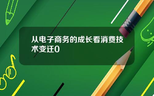 从电子商务的成长看消费技术变迁0