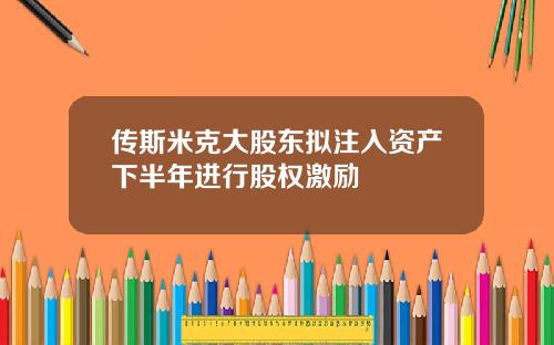 传斯米克大股东拟注入资产下半年进行股权激励