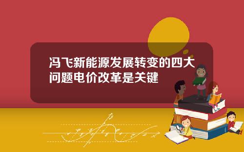 冯飞新能源发展转变的四大问题电价改革是关键