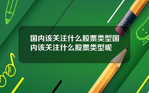 国内该关注什么股票类型国内该关注什么股票类型呢