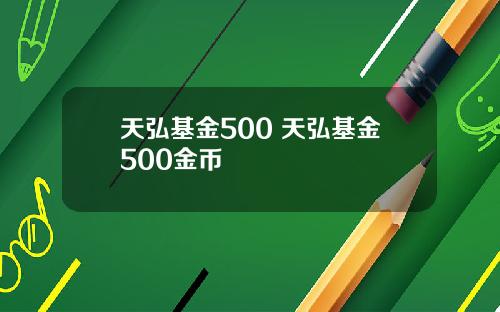 天弘基金500 天弘基金500金币