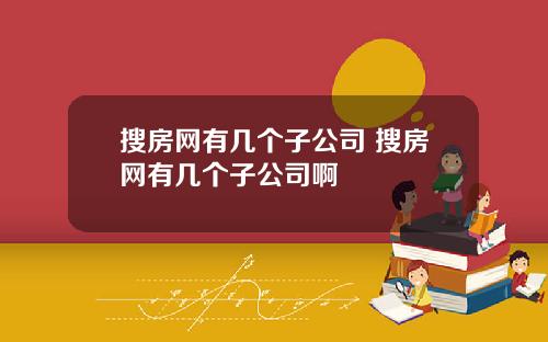 搜房网有几个子公司 搜房网有几个子公司啊