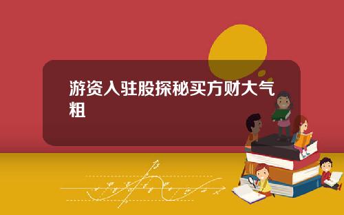 游资入驻股探秘买方财大气粗