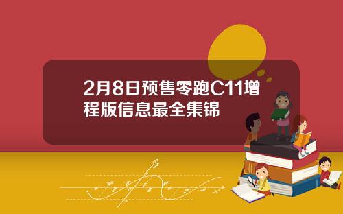 2月8日预售零跑C11增程版信息最全集锦