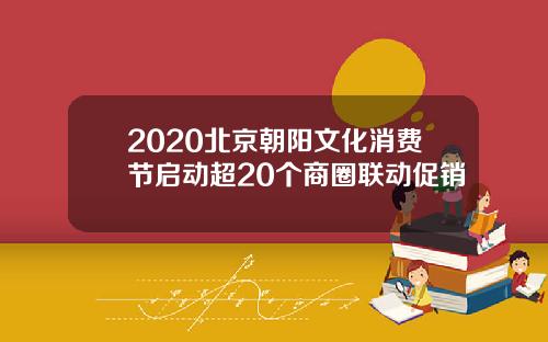 2020北京朝阳文化消费节启动超20个商圈联动促销