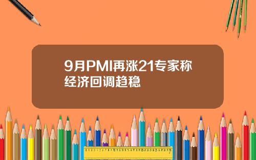 9月PMI再涨21专家称经济回调趋稳