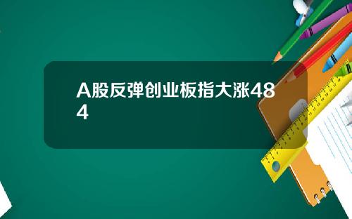 A股反弹创业板指大涨484