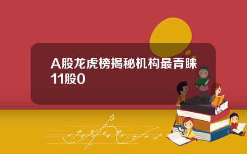 A股龙虎榜揭秘机构最青睐11股0