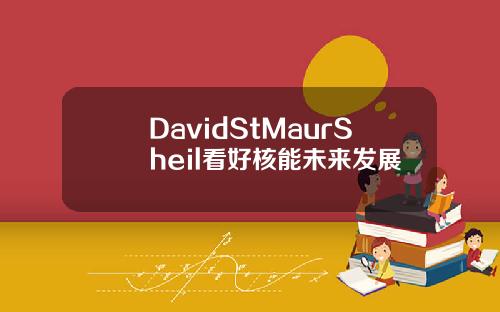DavidStMaurSheil看好核能未来发展