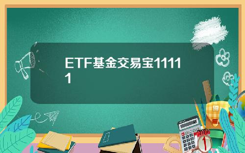 ETF基金交易宝11111