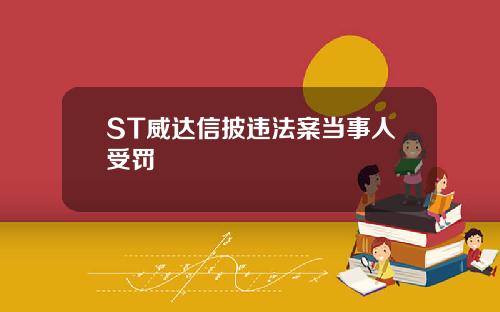 ST威达信披违法案当事人受罚