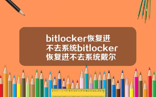 bitlocker恢复进不去系统bitlocker恢复进不去系统戴尔