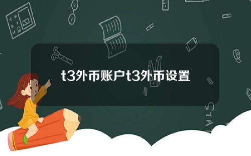 t3外币账户t3外币设置