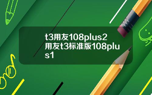 t3用友108plus2用友t3标准版108plus1