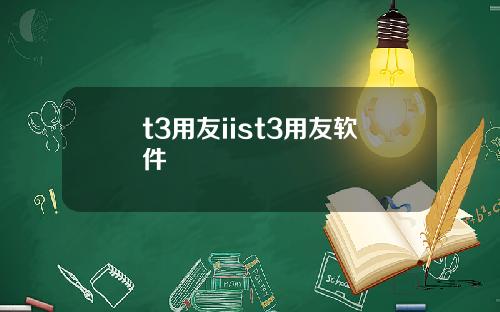 t3用友iist3用友软件