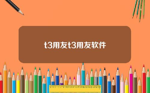 t3用友t3用友软件