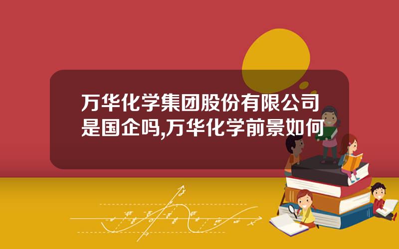 万华化学集团股份有限公司是国企吗,万华化学前景如何