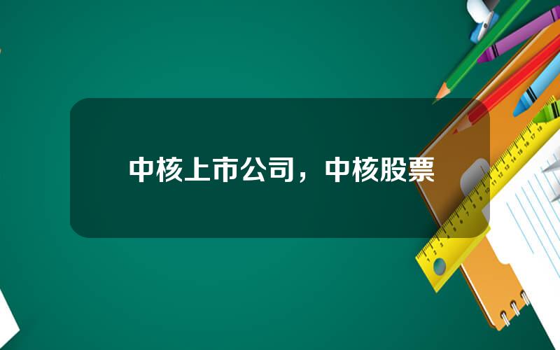 中核上市公司，中核股票