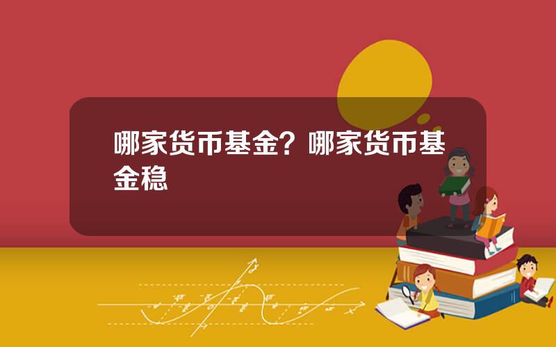 哪家货币基金？哪家货币基金稳